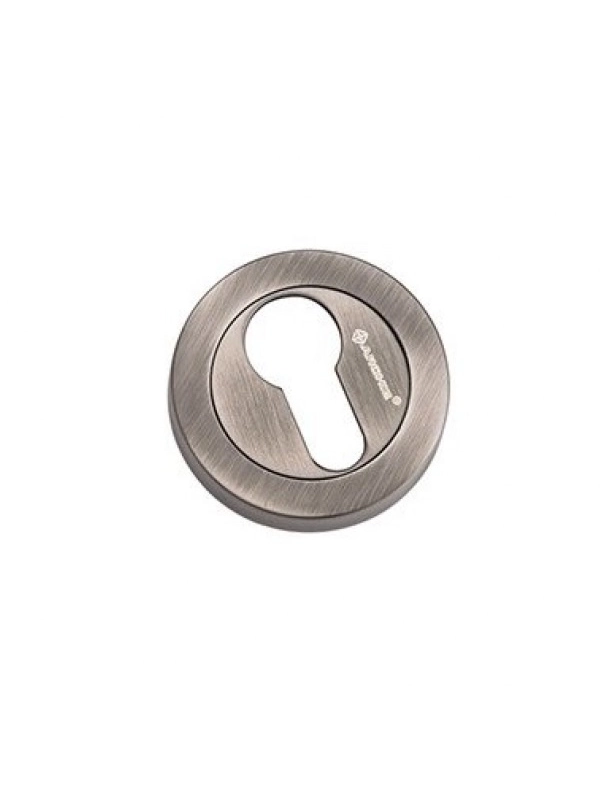 Накладка под евро-цилиндр CL-20G CL BL. SILVER, черненое серебро