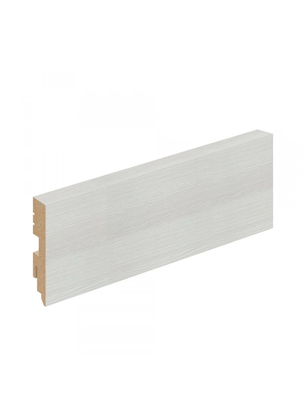 Плинтус прямой экошпон Bianco Veralinga 70х16х2400