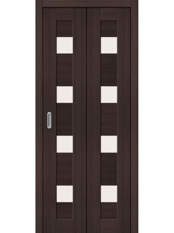 Межкомнатная складная дверь экошпон Браво-23 ДС wenge melinga