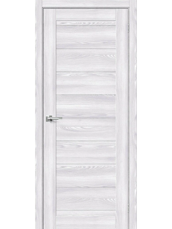 Межкомнатная дверь экошпон Браво-21 Riviera Ice глухая