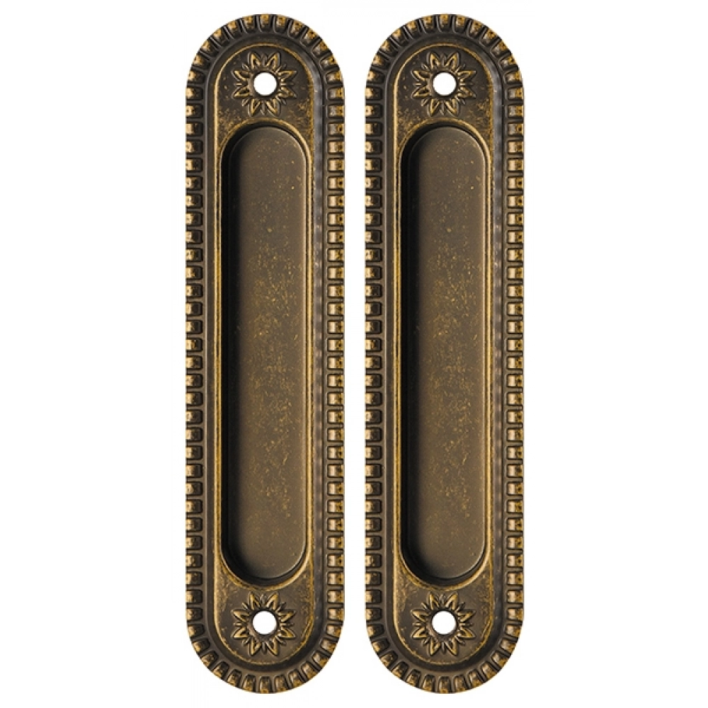 Ручка Armadillo (Армадилло) для раздвижных дверей SH.CL152.010 (SH010/CL) OB-13 античная бронза