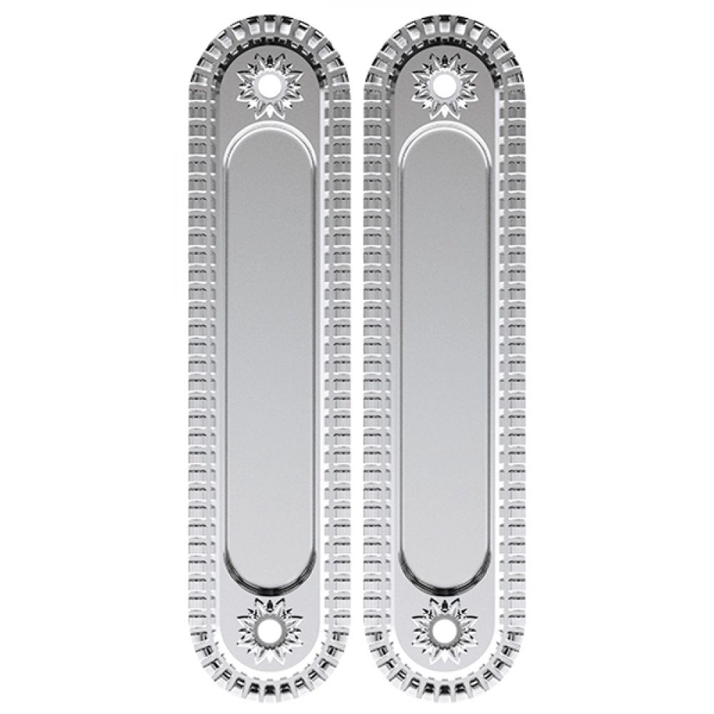 Ручка Armadillo (Армадилло) для раздвижных дверей SH.CL152.010 (SH010/CL) SILVER-925 серебро 925