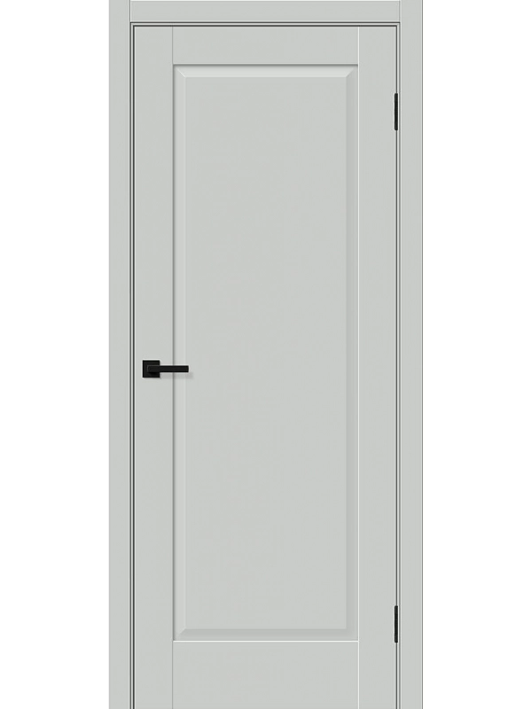 Межкомнатная дверь ПЭТ Прима-10 Grey Silk глухая