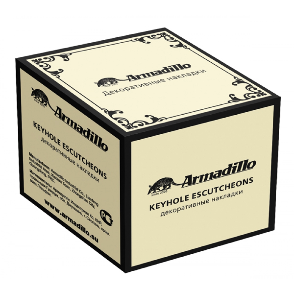 Накладка Armadillo под цилиндр ET.R.CL55 (ET/CL) SILVER-925 серебро 925