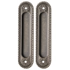 Ручка Armadillo (Армадилло) для раздвижных дверей SH.CL152.010 (SH010/CL) AS-9 античное серебро
