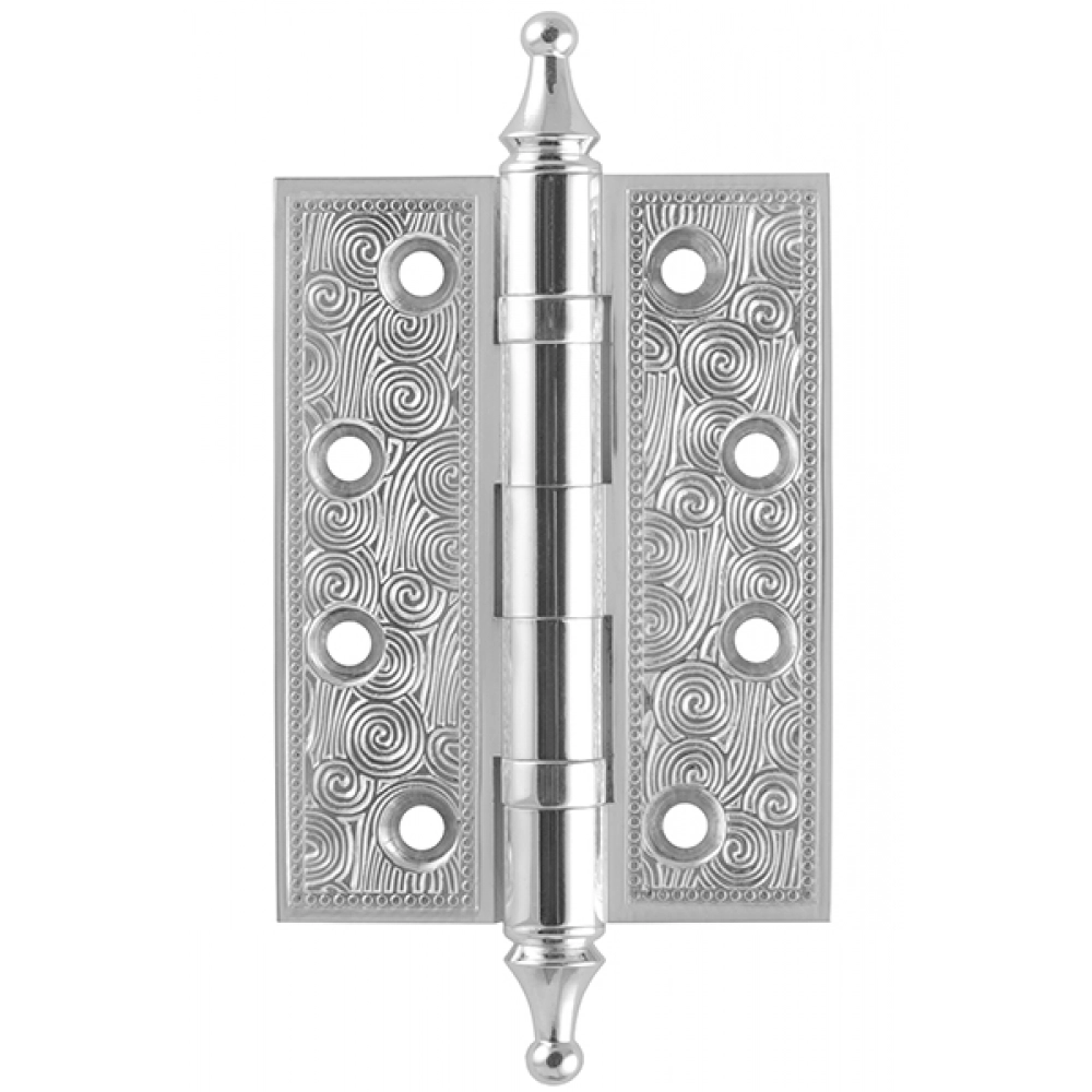 Петля дверная Armadillo (Армадилло) универсальная Castillo CL 500-A4 102x76x3,5 SILVER-925 Серебро 925