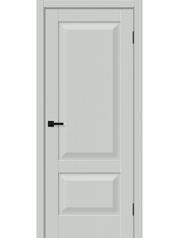 Межкомнатная дверь ПЭТ Прима-22 Grey Silk глухая