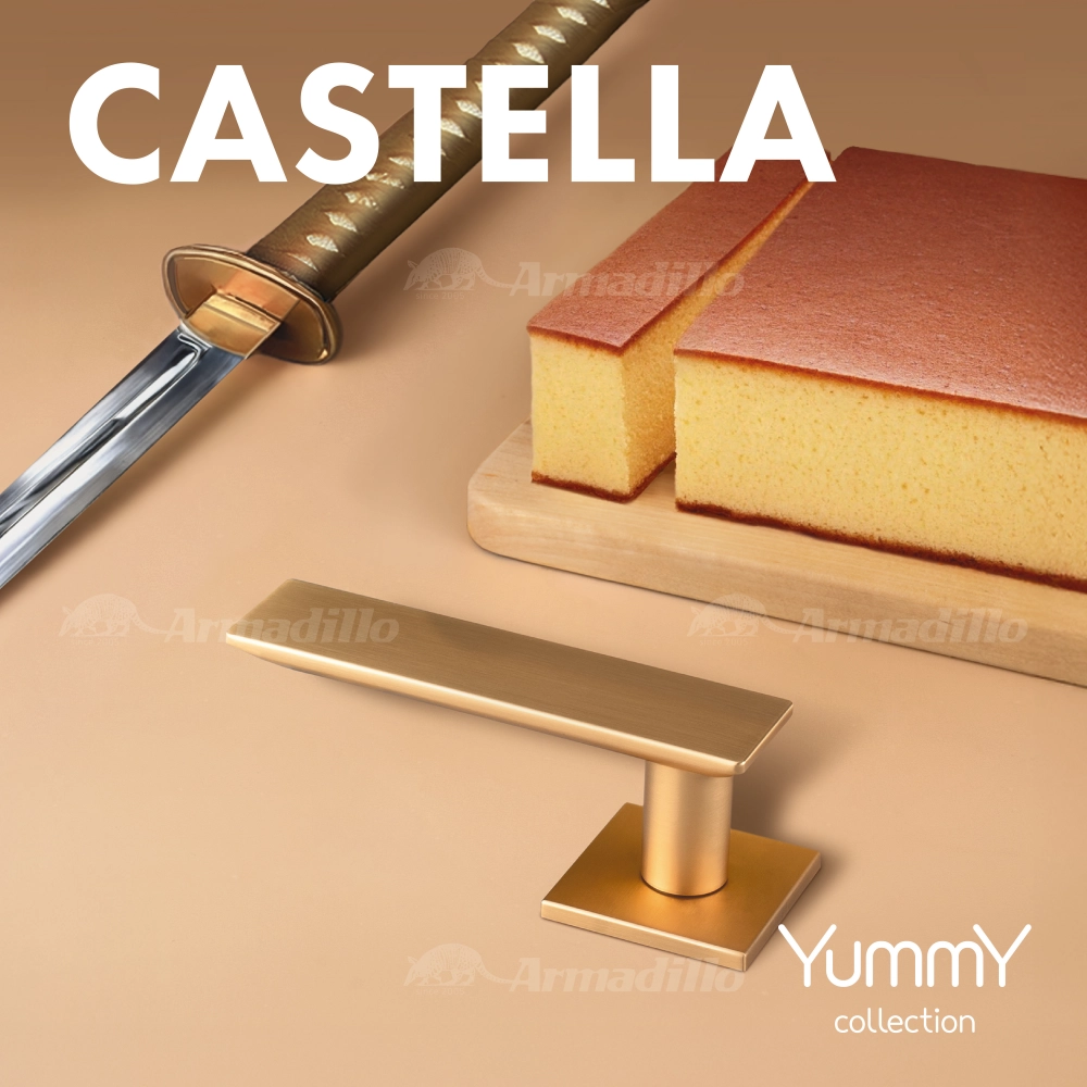 Дверная ручка Armadillo K.YM.CASTELLA FSG-39 флор. золото