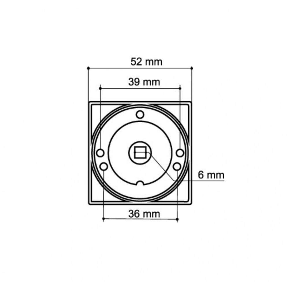 Фиксатор Armadillo поворотная BK6.K.SQ52 (BK6/SQ) MWSC-33 итальянский тисненый
