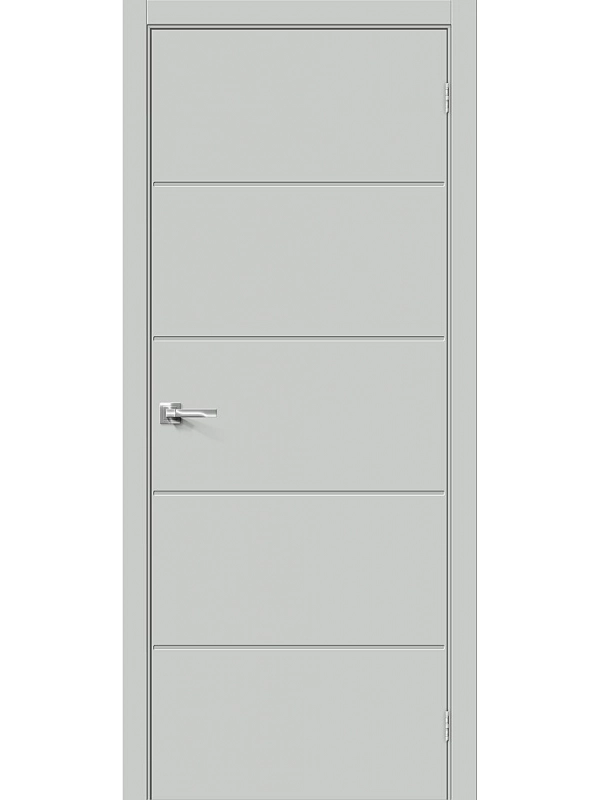 Межкомнатная дверь винил Граффити-1.Д Grey Pro глухая