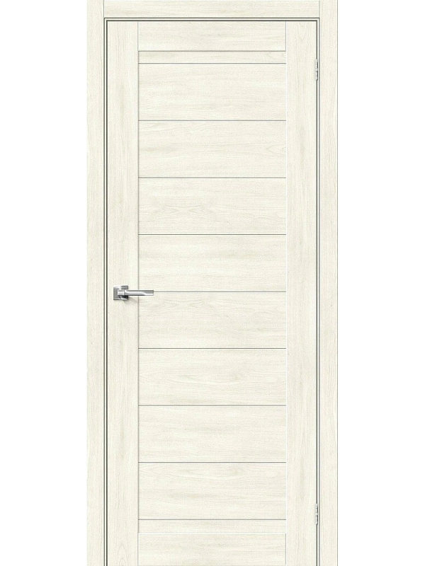 Межкомнатная дверь экошпон Браво-21 Nordic Oak глухая