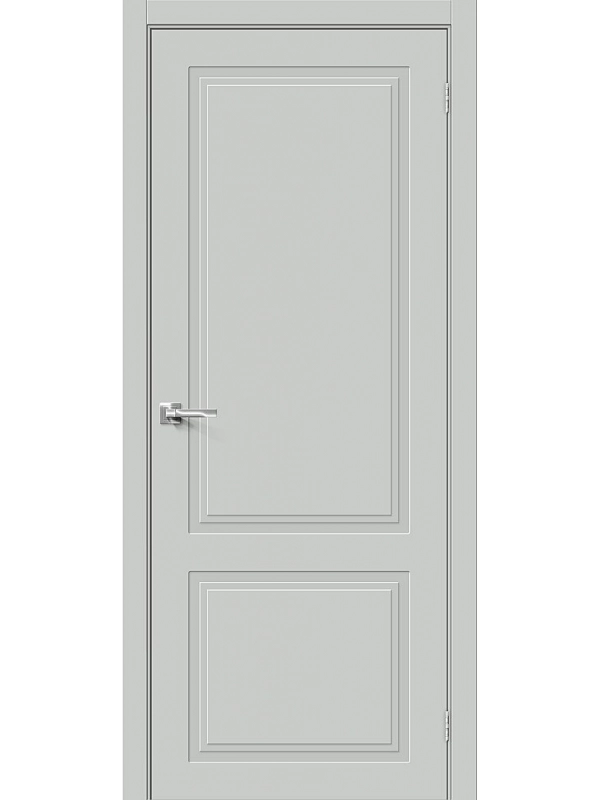 Межкомнатная дверь винил Граффити-42 Grey Pro глухая