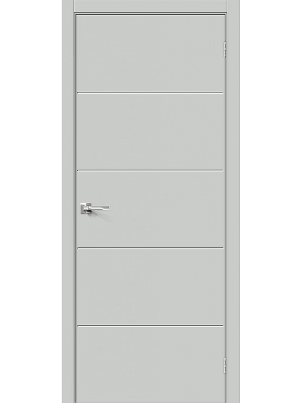 Межкомнатная дверь винил Граффити-2.Д Grey Pro глухая