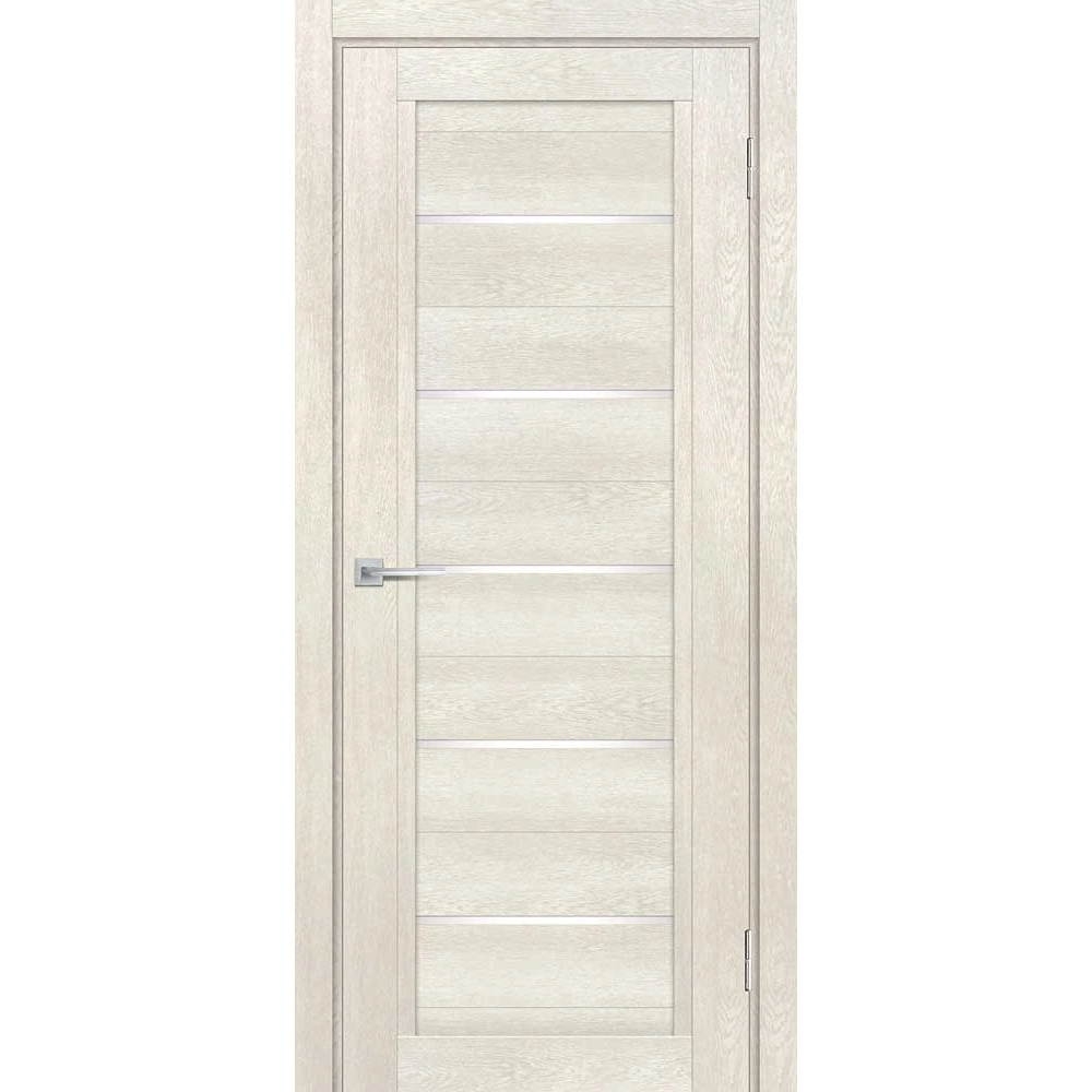 Межкомнатная дверь экошпон Мариам Техно 809 бьянко со стеклом