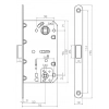 Замок сантехнический магнитный WC-5096 MAG Графит