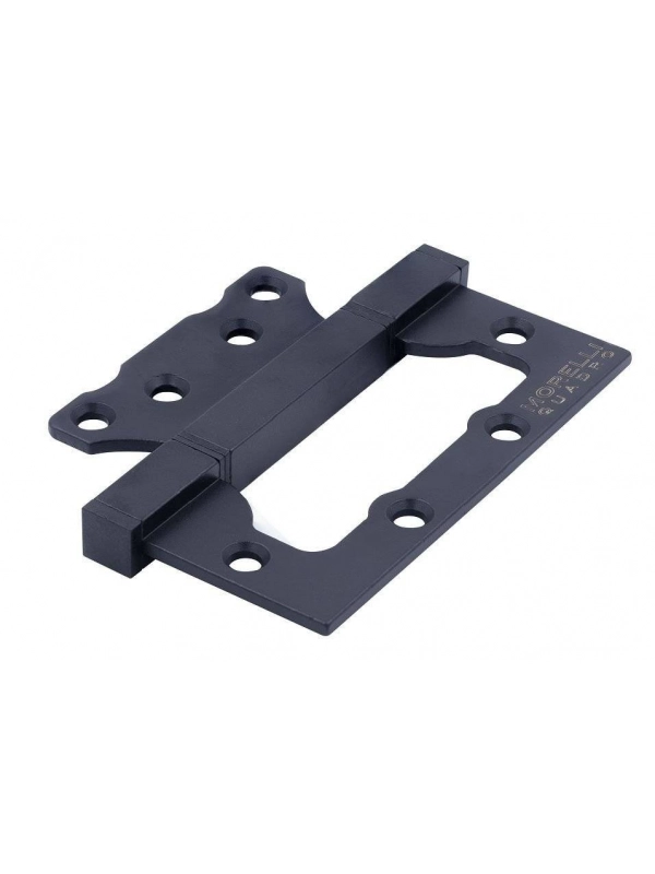 Петля дверная без врезки QUADRO-1 BL Черный