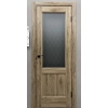 Межкомнатная дверь экошпон Неоклассик-33 Original Oak со стеклом White Сrystal