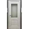 Межкомнатная дверь экошпон Прима-3 Nordic Oak со стеклом White Сrystal