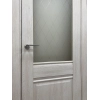 Межкомнатная дверь экошпон Прима-3 Nordic Oak со стеклом White Сrystal